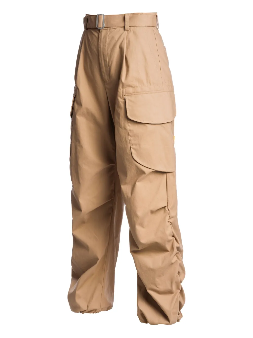 Parajumpers Pleated Cargo Trousers In Brown