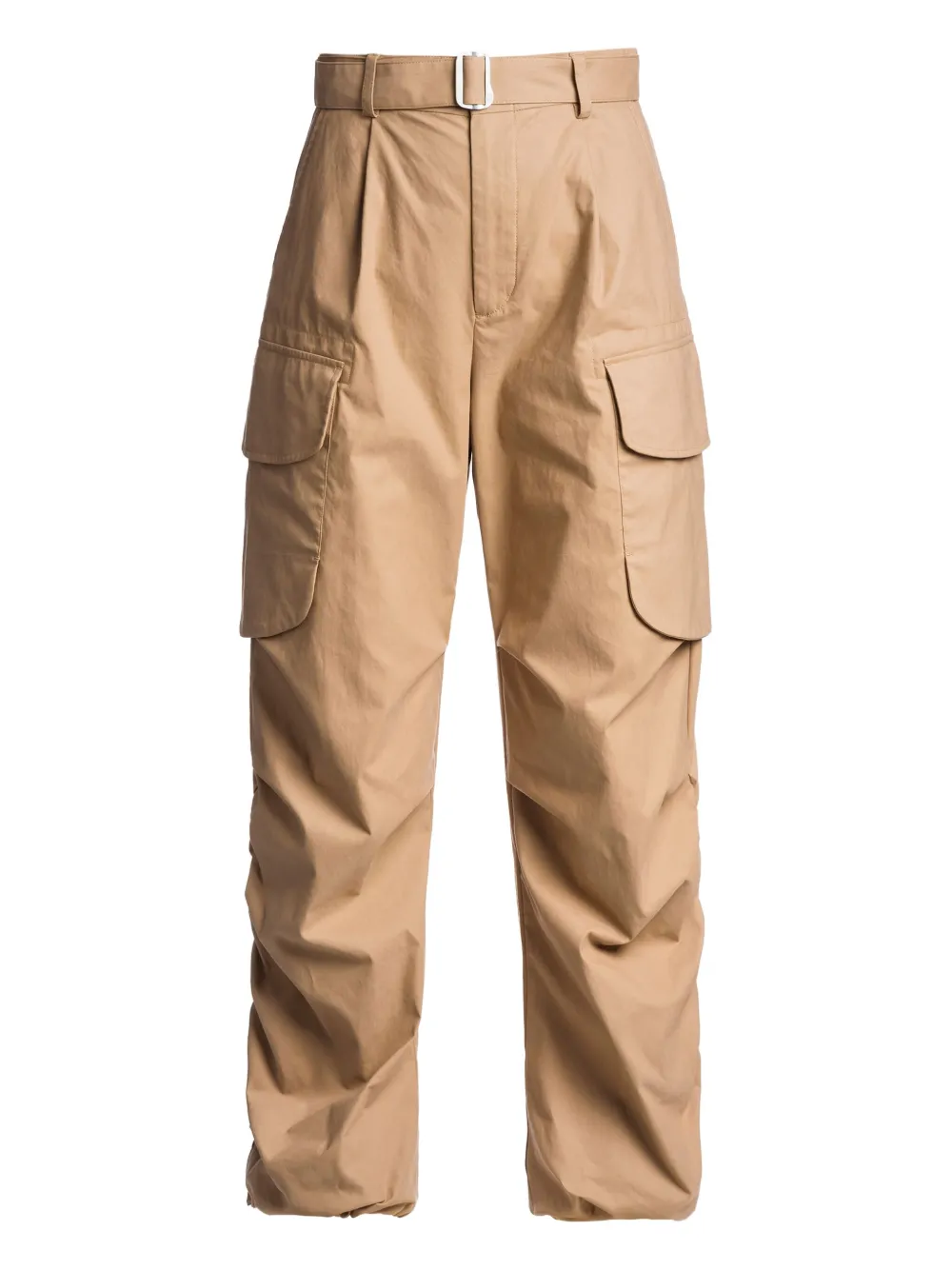 Parajumpers Pleated Cargo Trousers In Brown
