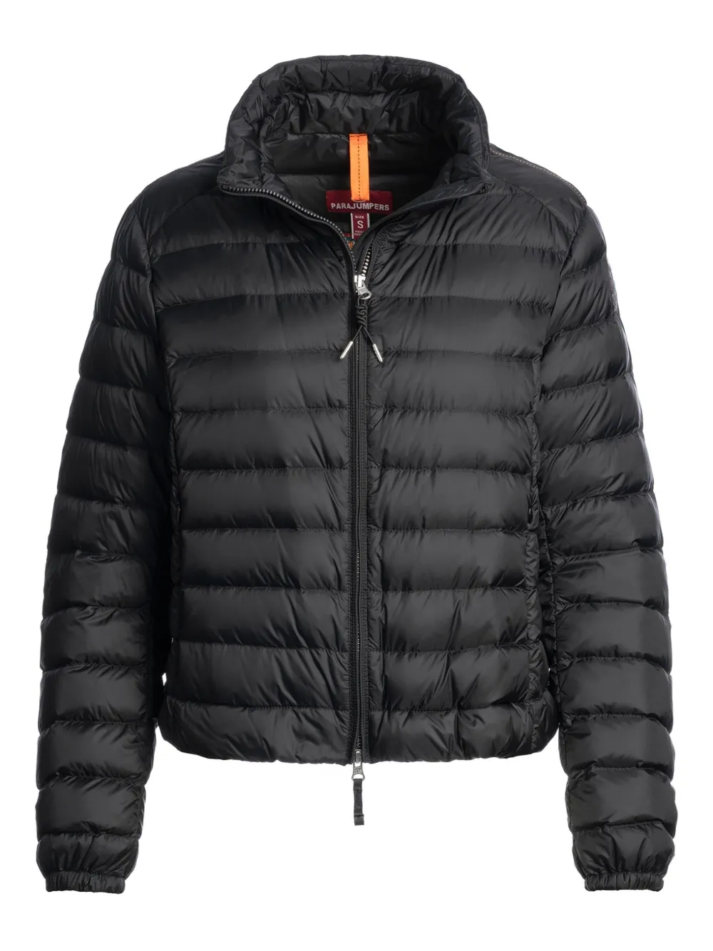high-neck quilted jacket