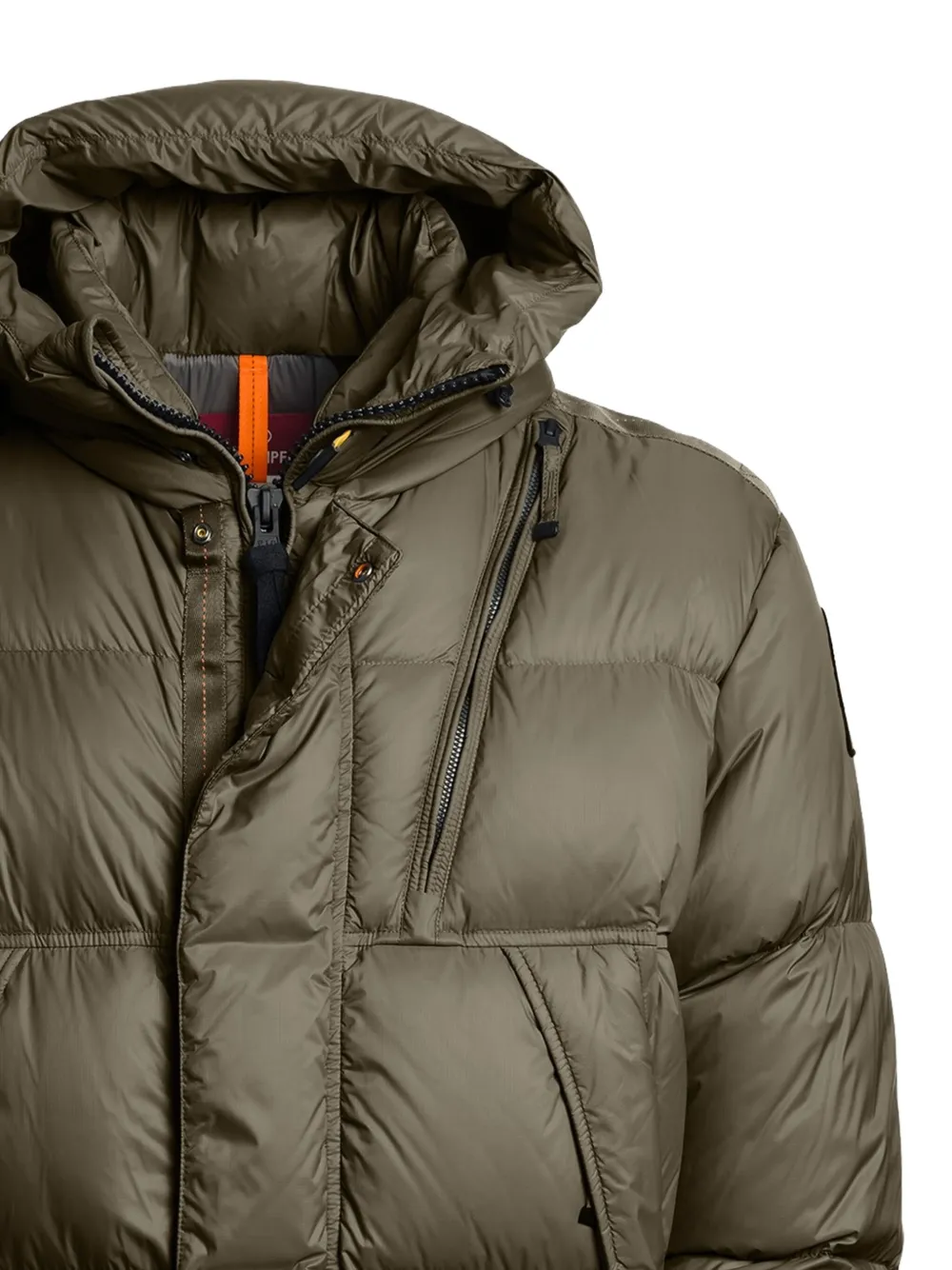 Parajumpers Cloud gewatteerd jack met capuchon Groen