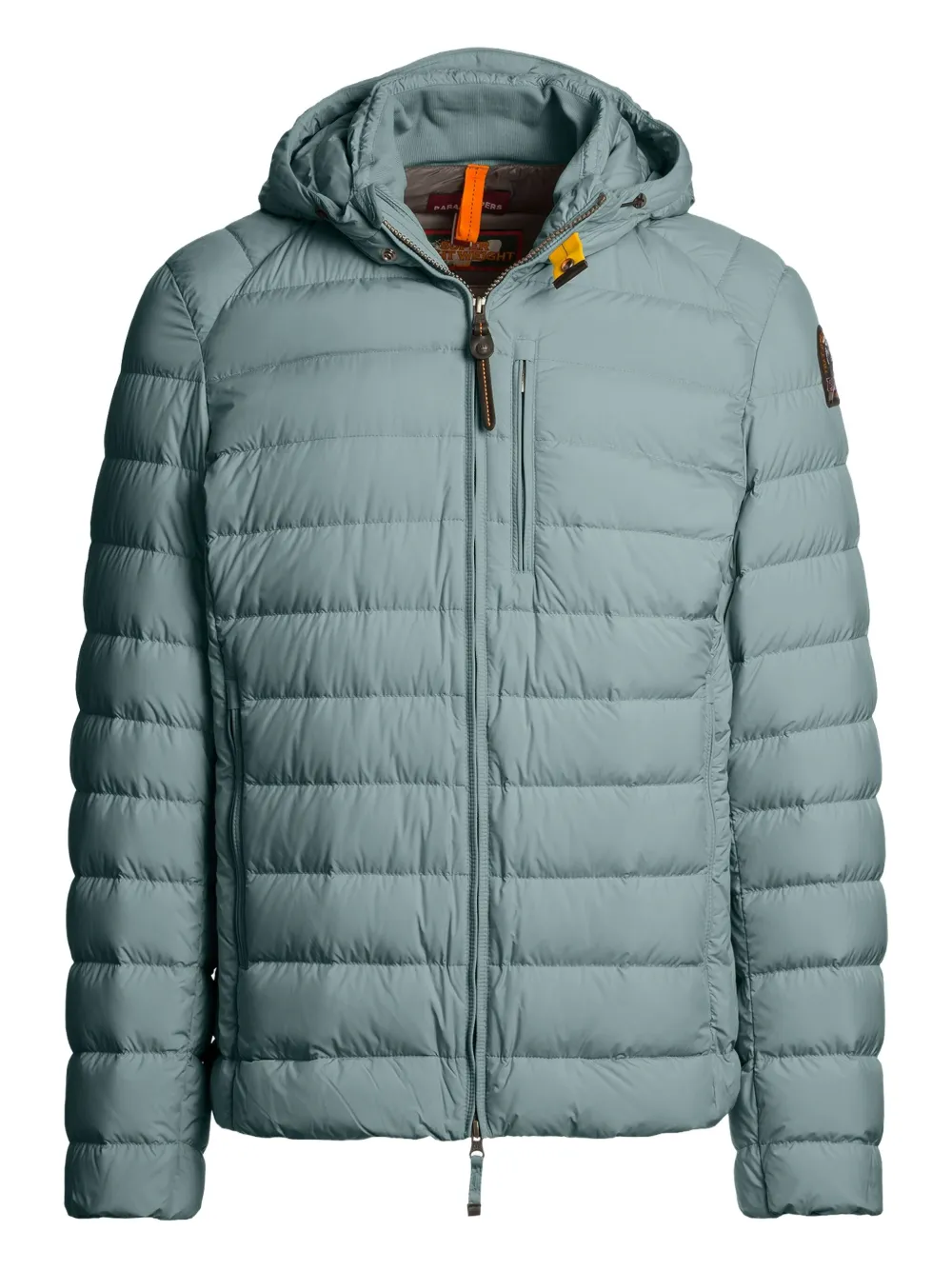 hooded quilted jacket