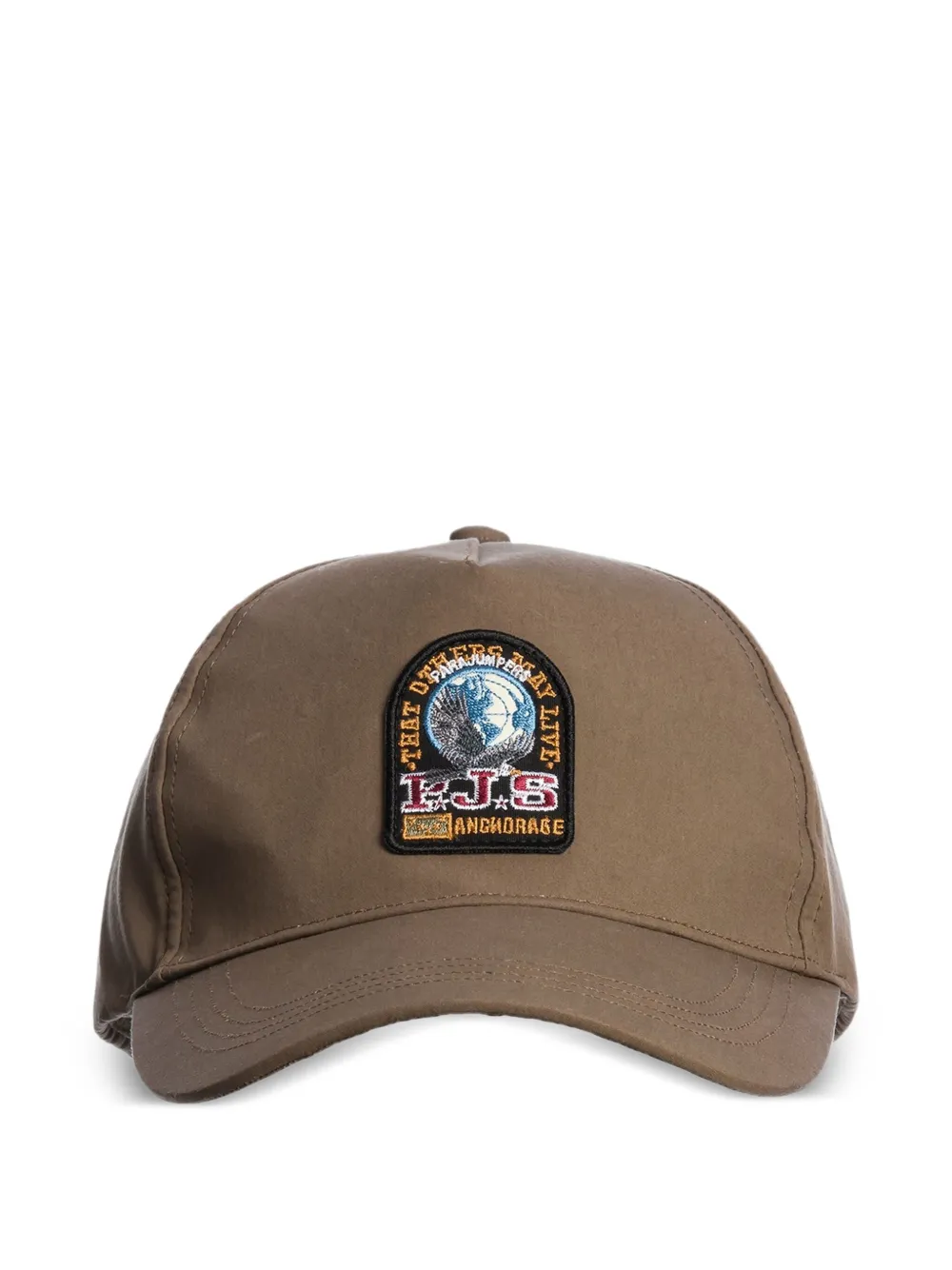 Parajumpers Logo-patch Baseball Cap In Brown