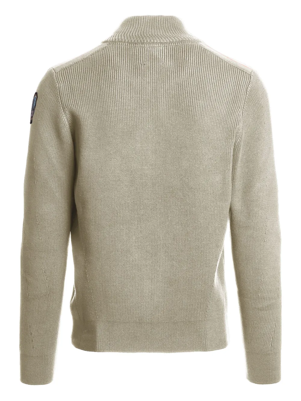 Parajumpers Manny geribbeld vest met rits Beige