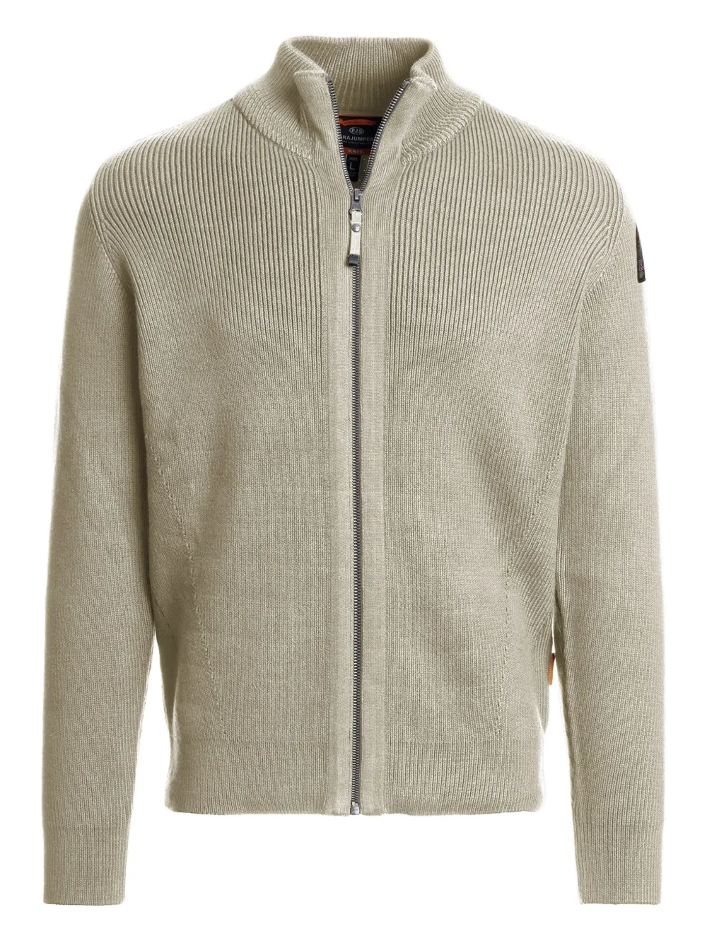 Parajumpers Manny geribbeld vest met rits Beige