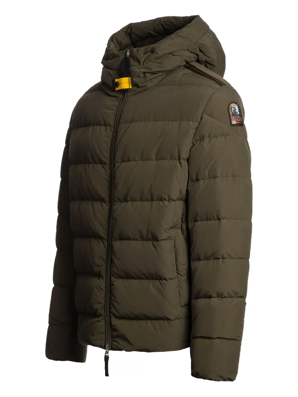 Parajumpers Hooded Quilted Jacket In Green
