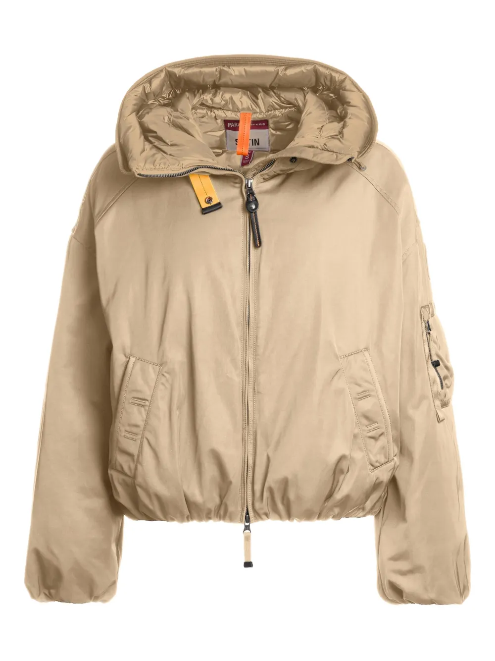Parajumpers Naadz Hooded Bomber Jacket In Neutral