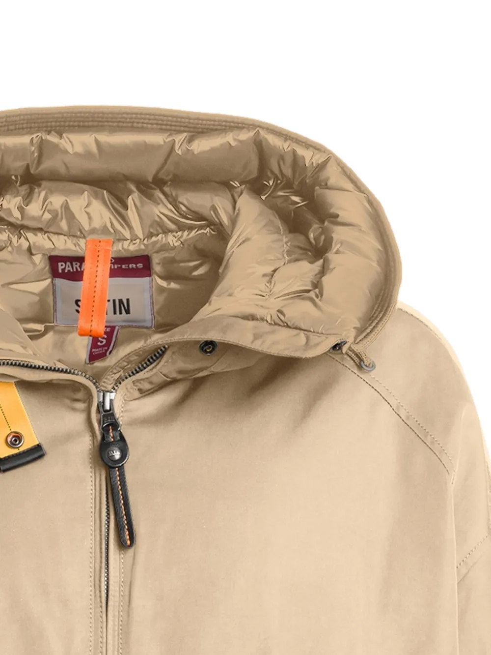 Parajumpers Naadz Hooded Bomber Jacket In Neutral