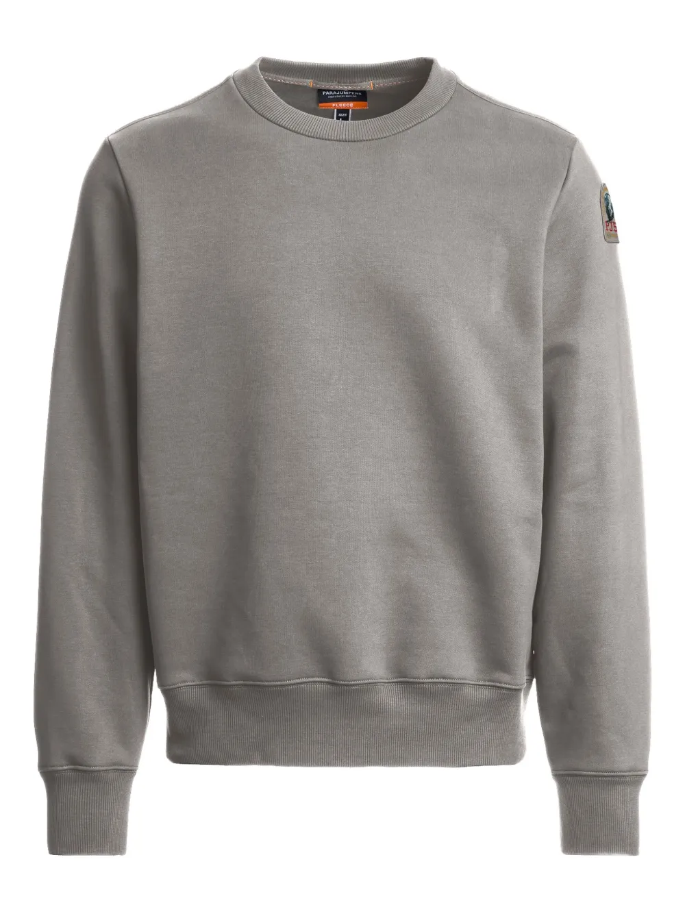 crew-neck patch sweatshirt
