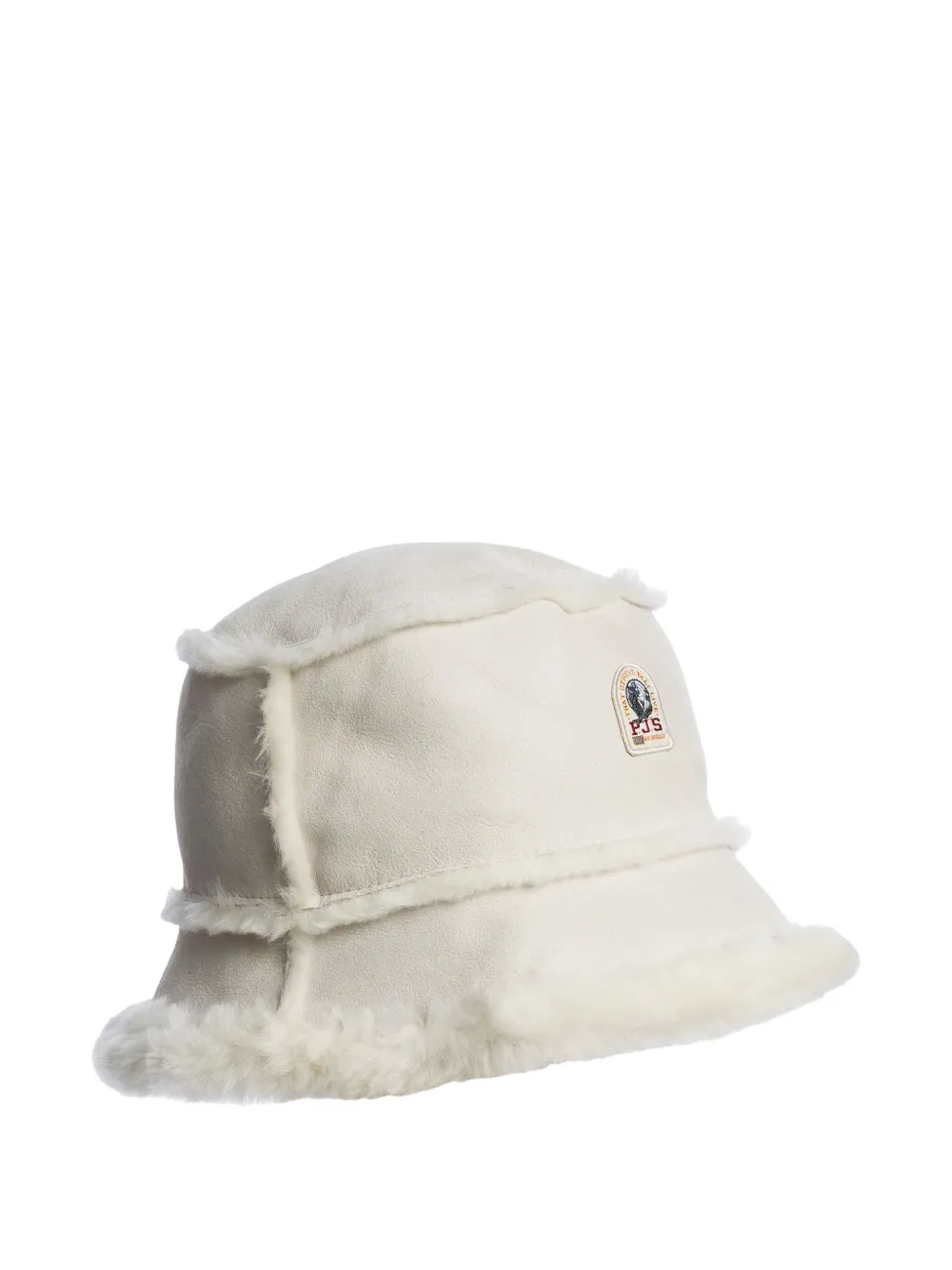 Parajumpers Shearling-trimmed Bucket Hat In White