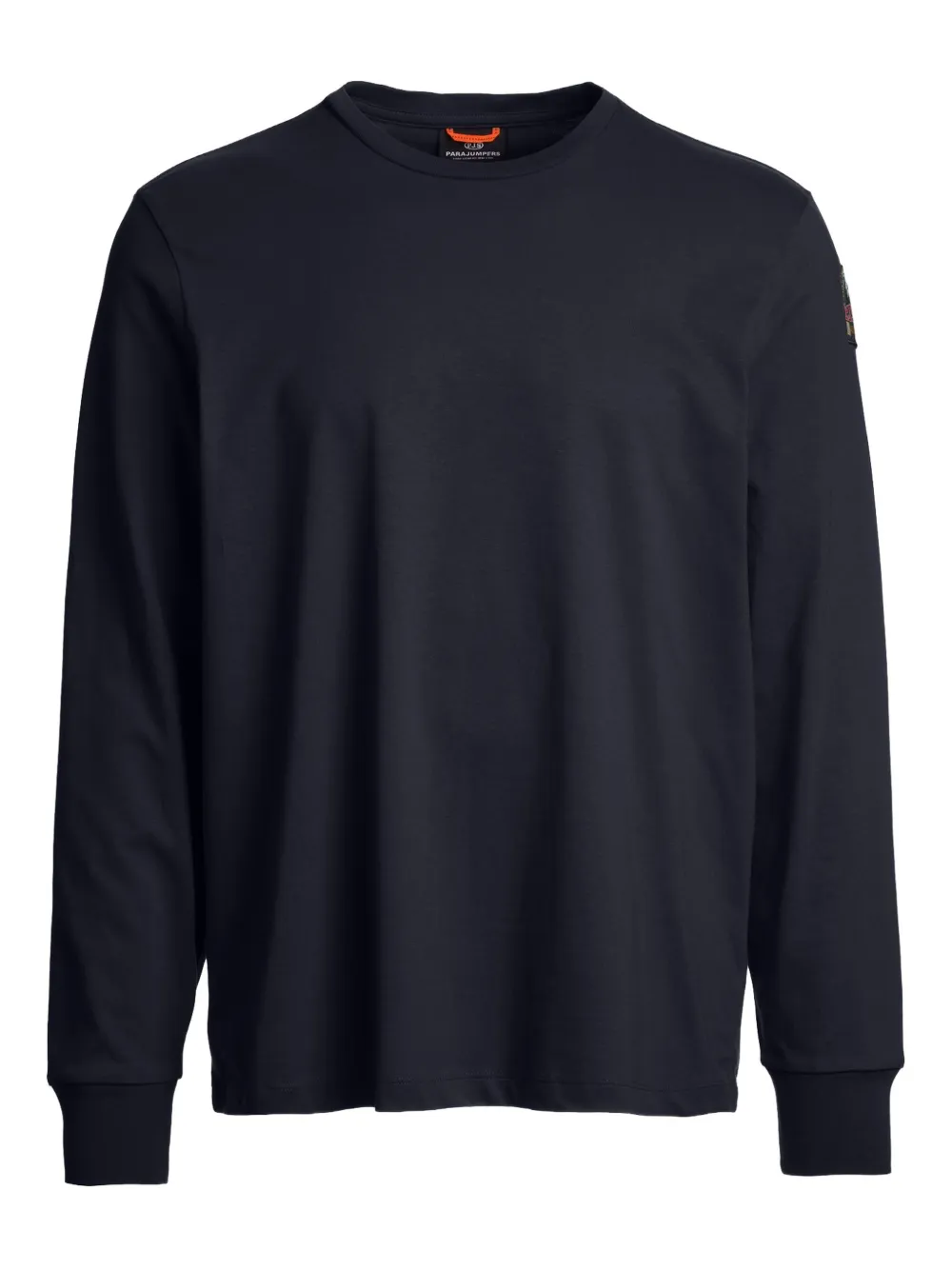 Parajumpers T-shirt met lange mouwen en patch - Blauw
