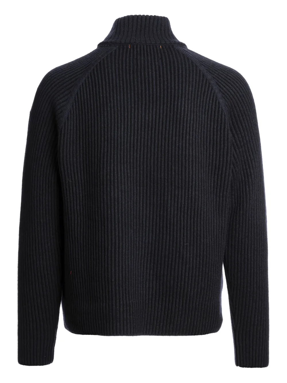 Parajumpers Olmo ribgebreid gewatteerd jack Blauw