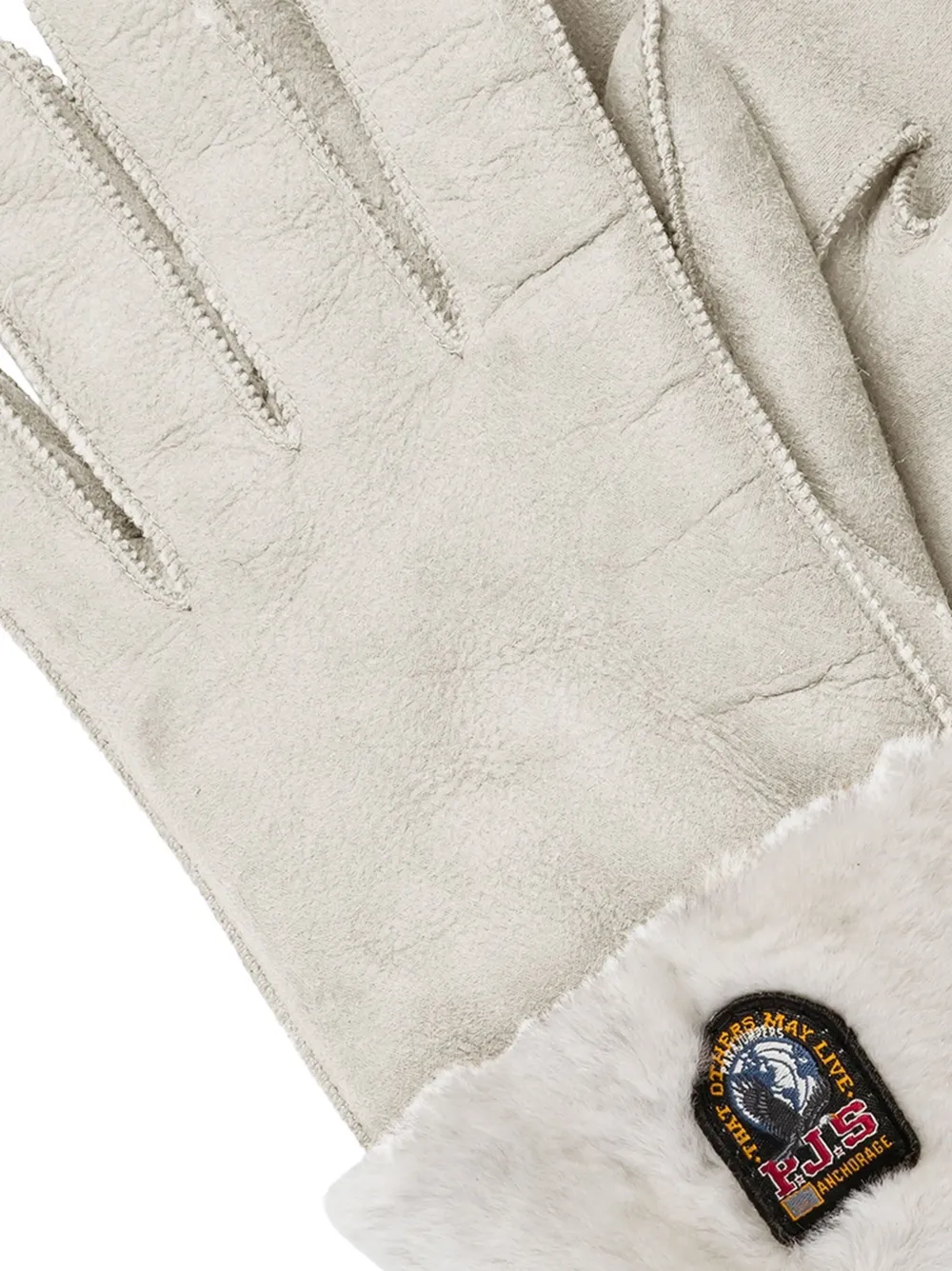 Parajumpers Handschoenen met lammy cuffs - Beige