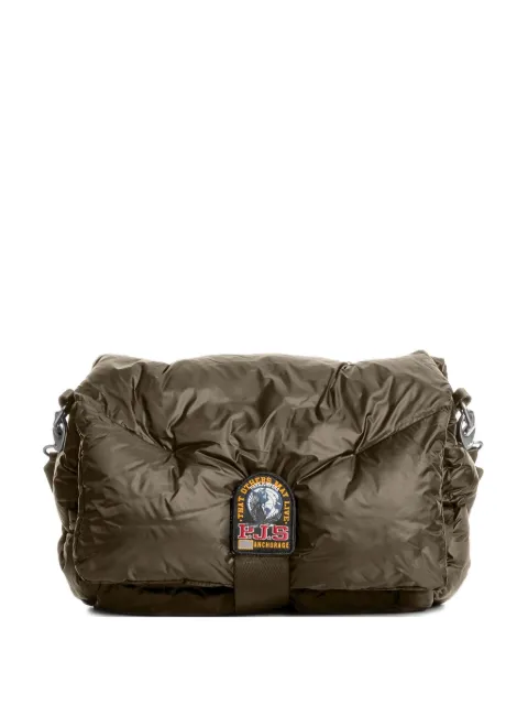 Parajumpers quilted logo-patch shoulder bag