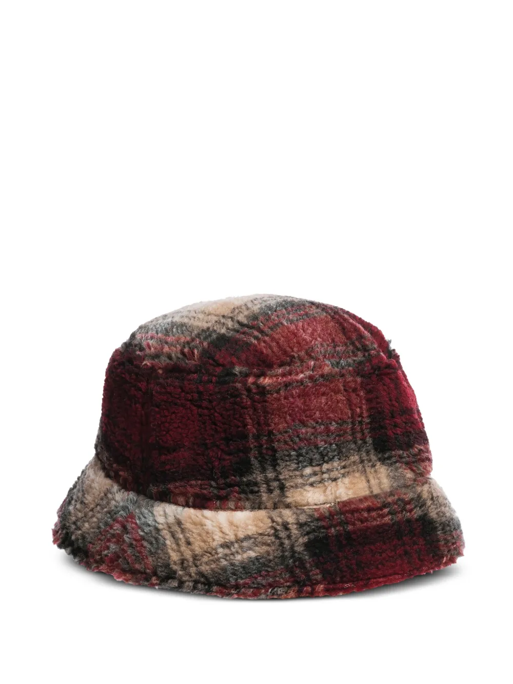 Parajumpers Reversible Plaid Bucket Hat In Gray