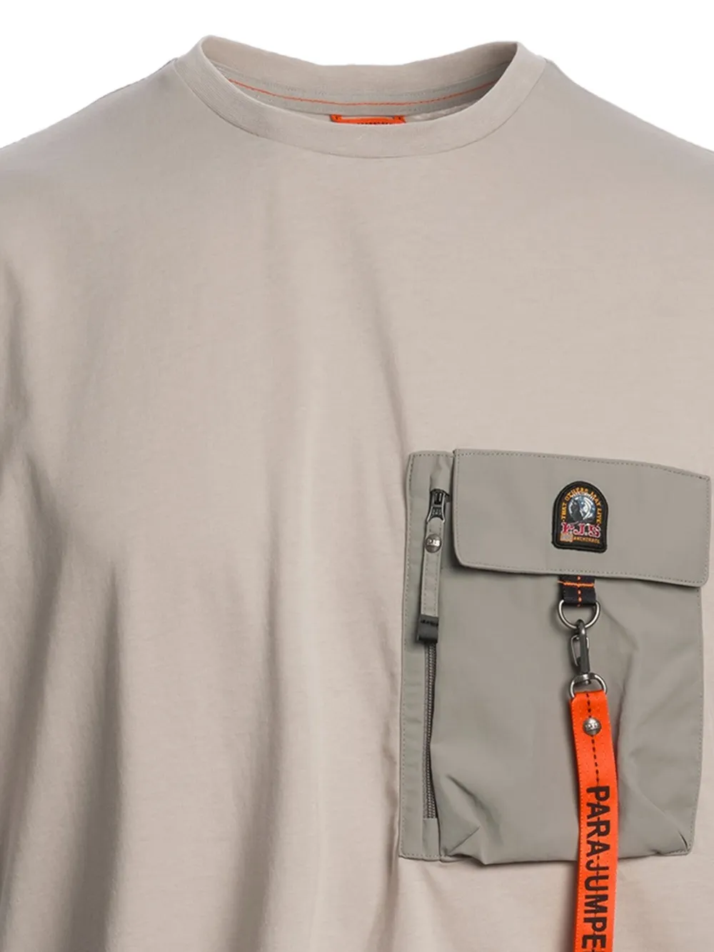 Parajumpers T-shirt met zakdetail Beige