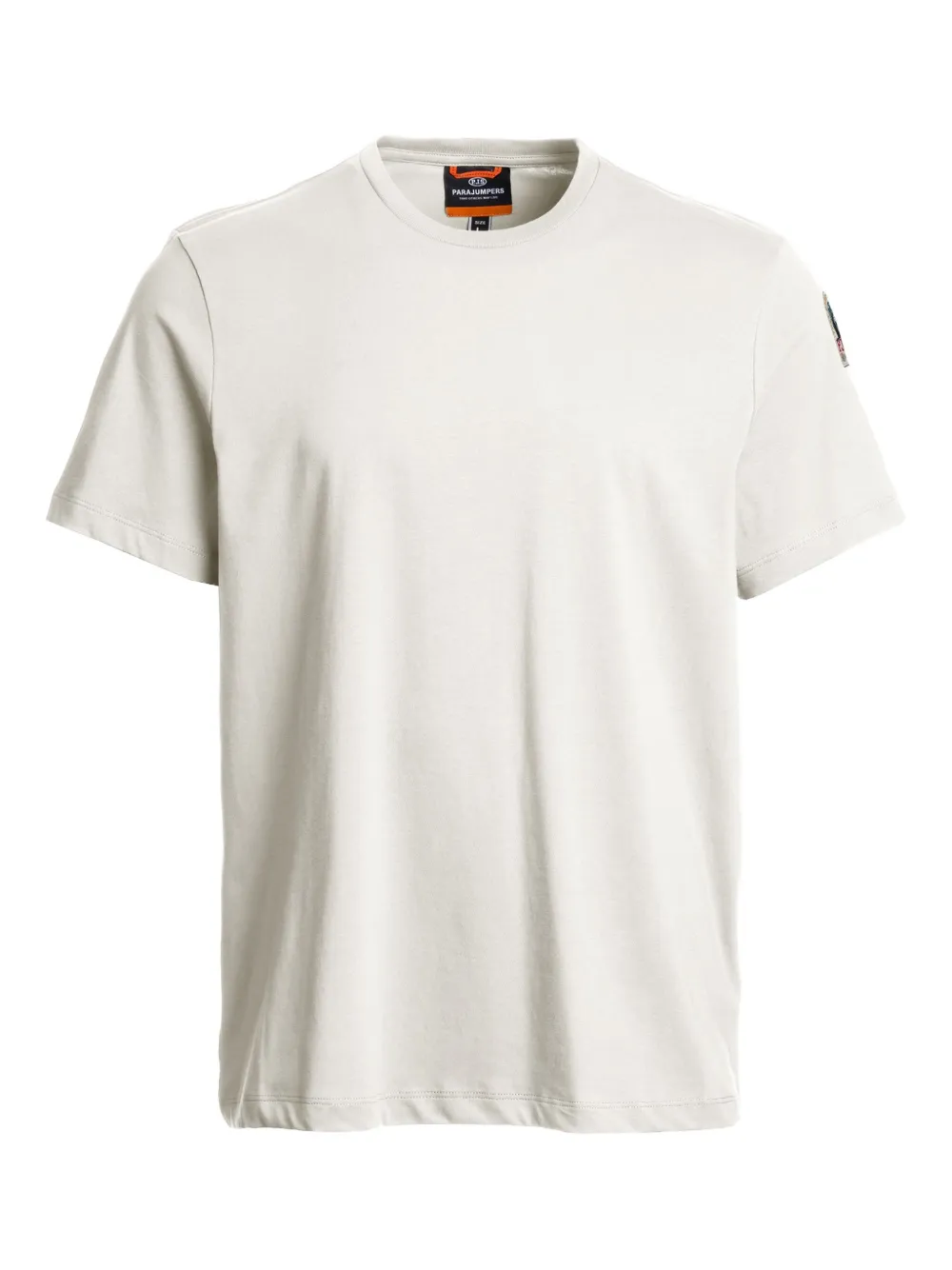 Parajumpers Shispare T-shirt met logopatch en ronde hals - Beige