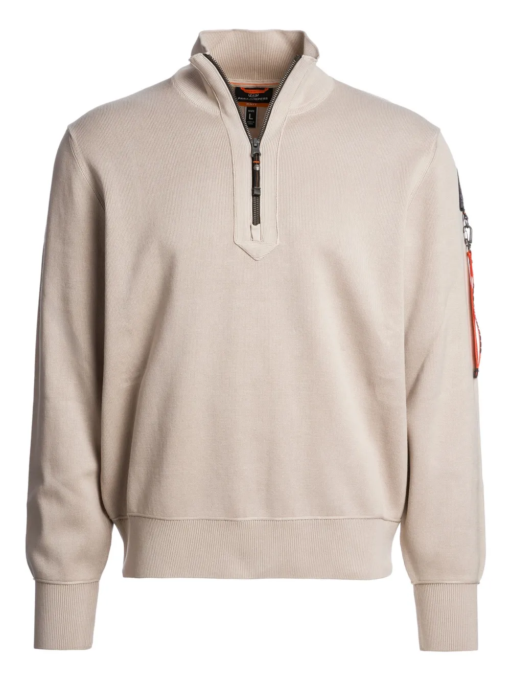 Parajumpers Trui met halve rits Beige