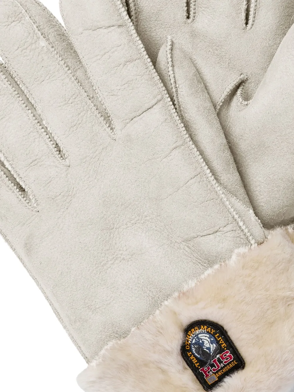 Parajumpers Handschoenen met lammy cuffs - Grijs