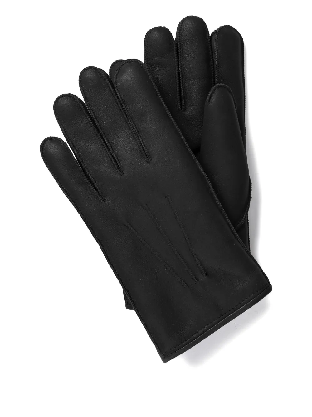 Parajumpers Shearling Gloves In Black