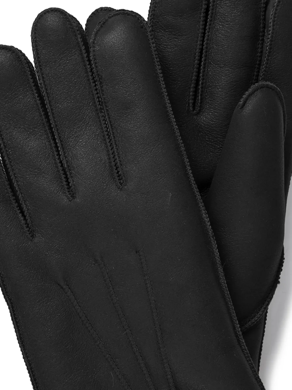 Parajumpers Shearling Gloves In Black