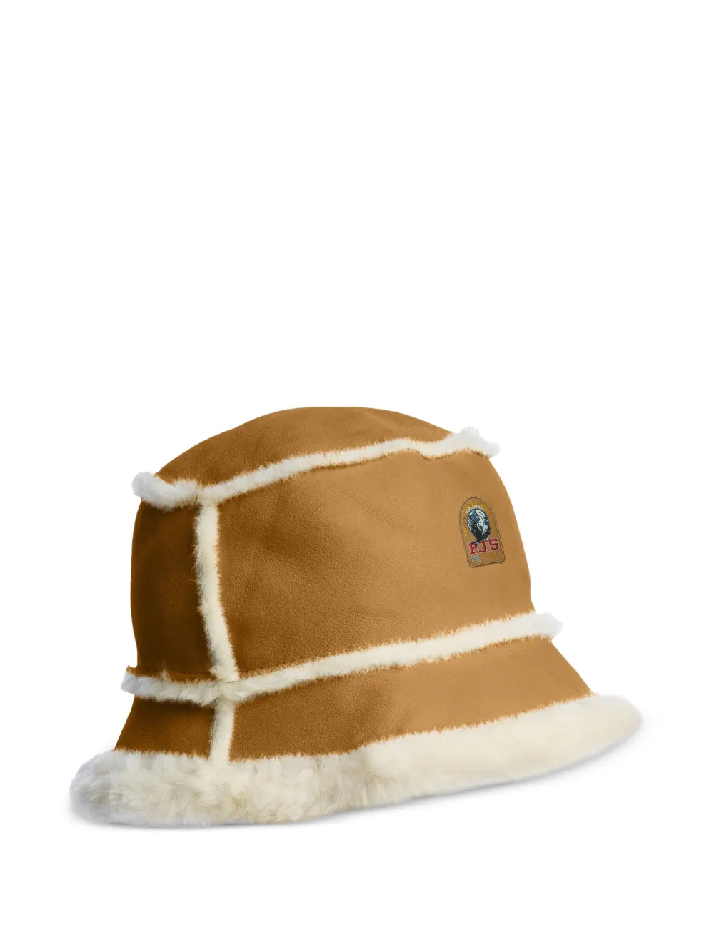Parajumpers Shearling-trimmed Bucket Hat In Brown