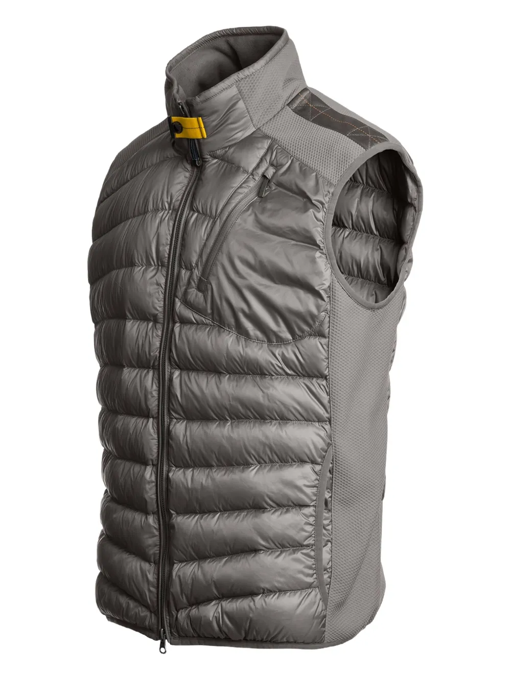 Parajumpers Zavier Quilted Panelled Gilet In Gray