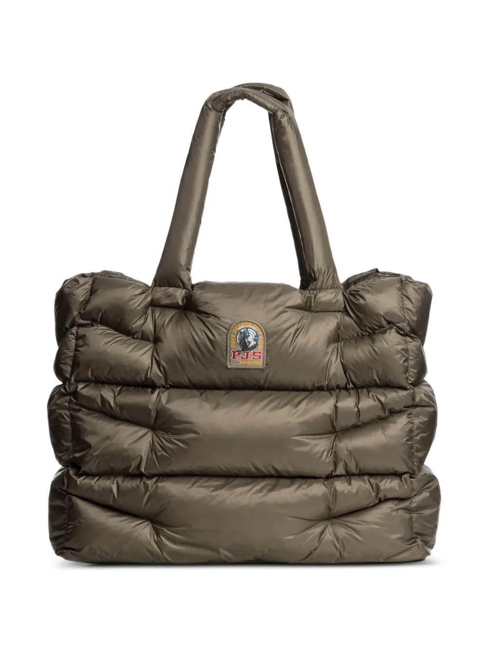 Parajumpers Hollywood quilted padded tote bag | Green | Image 1