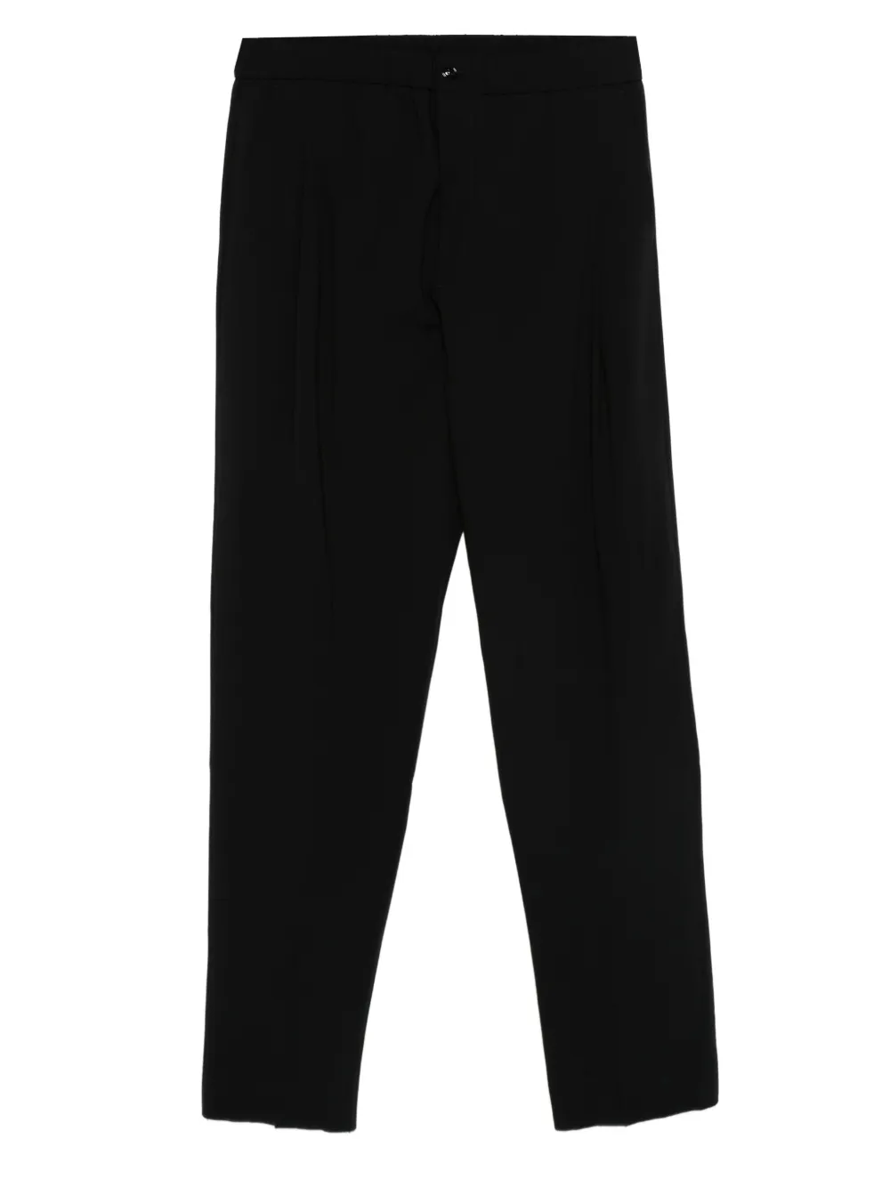 Giorgio Armani Broek met geplooide voorkant Blauw