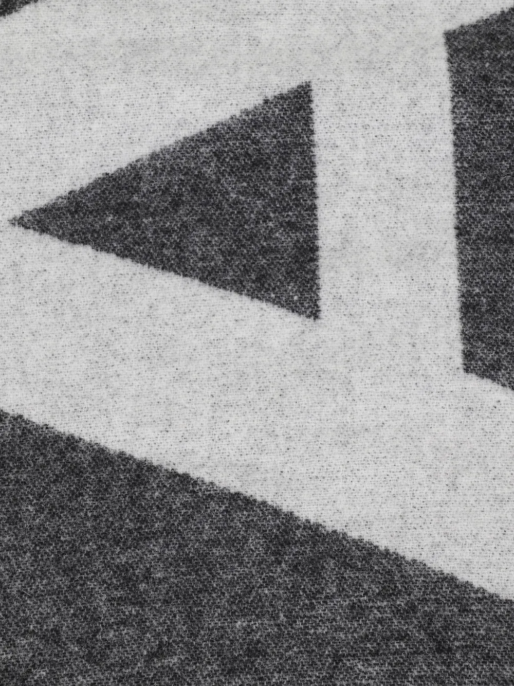 A.P.C. logo-print scarf - Zwart