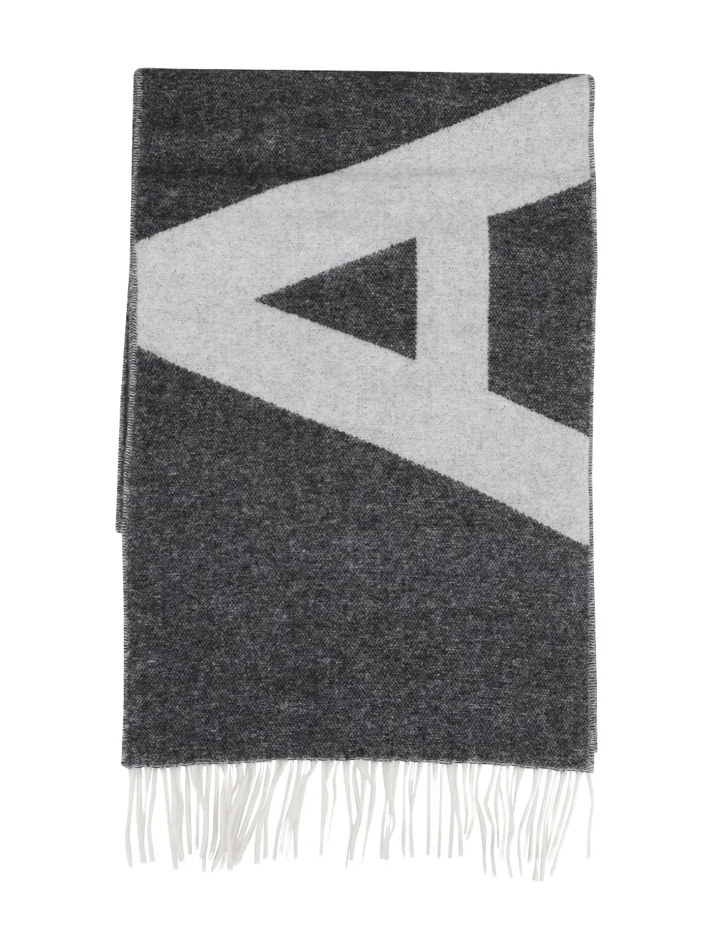 A.P.C. Sjaal met logoprint Zwart