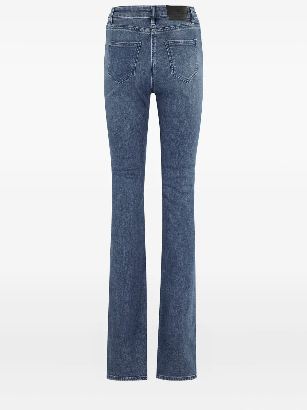 Elisabetta Franchi cotton-blend flared jeans Blauw