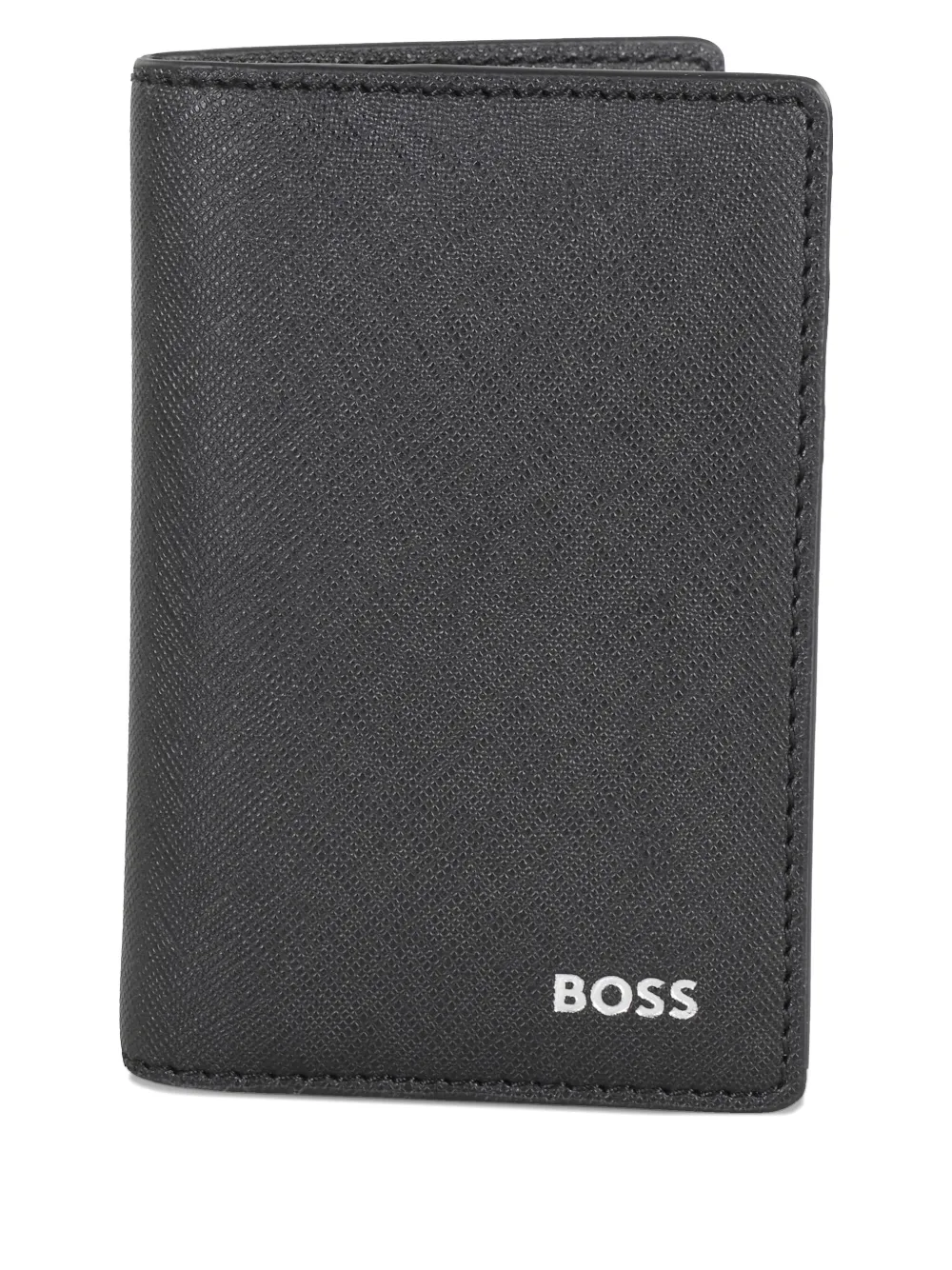 Hugo Boss Logo-detail Wallet In Black