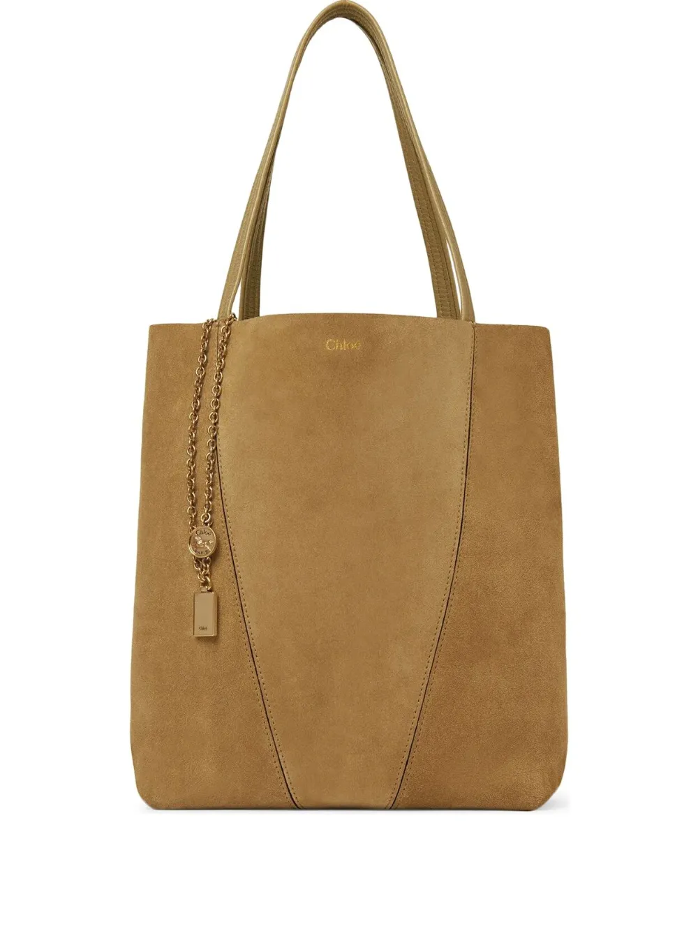 Chloé Suede Panel Tote Bag