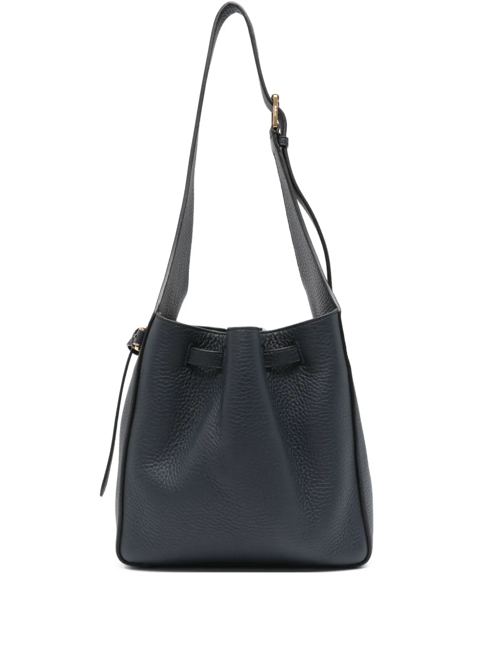Mulberry Lyra drawstring leather bucket bag | Blue | Image 1