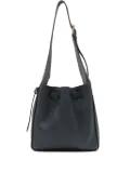 Mulberry Lyra drawstring leather bucket bag - Blue