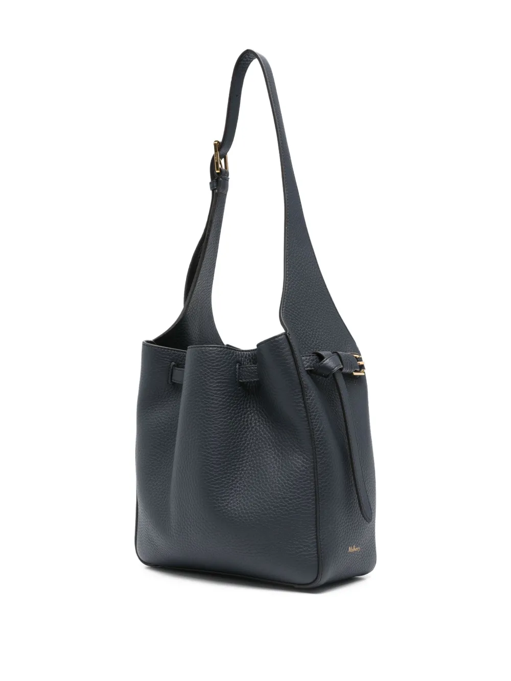 Mulberry Lyra drawstring leather bucket bag Blauw