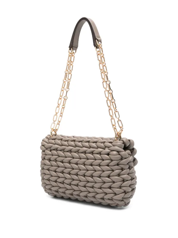 Michael Kors Braided Leather Shoulder Bag | Neutrals | FARFETCH display picture 2