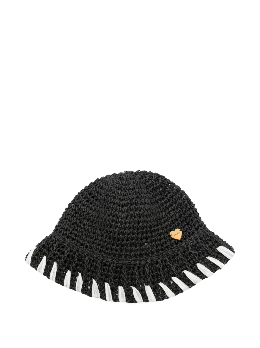 TWINSET Woven hat Zwart