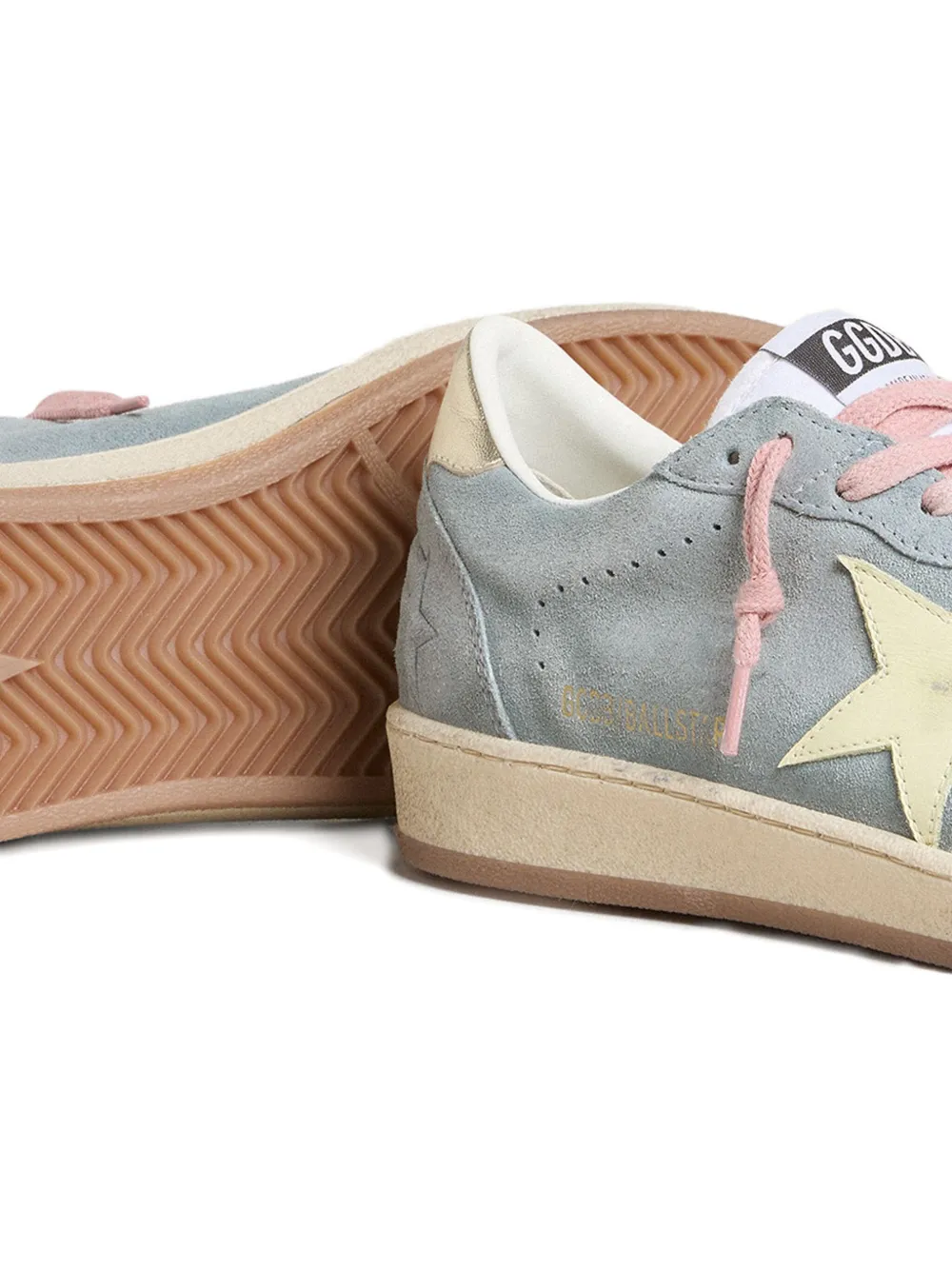 Golden Goose Ball Star suede sneakers Blue