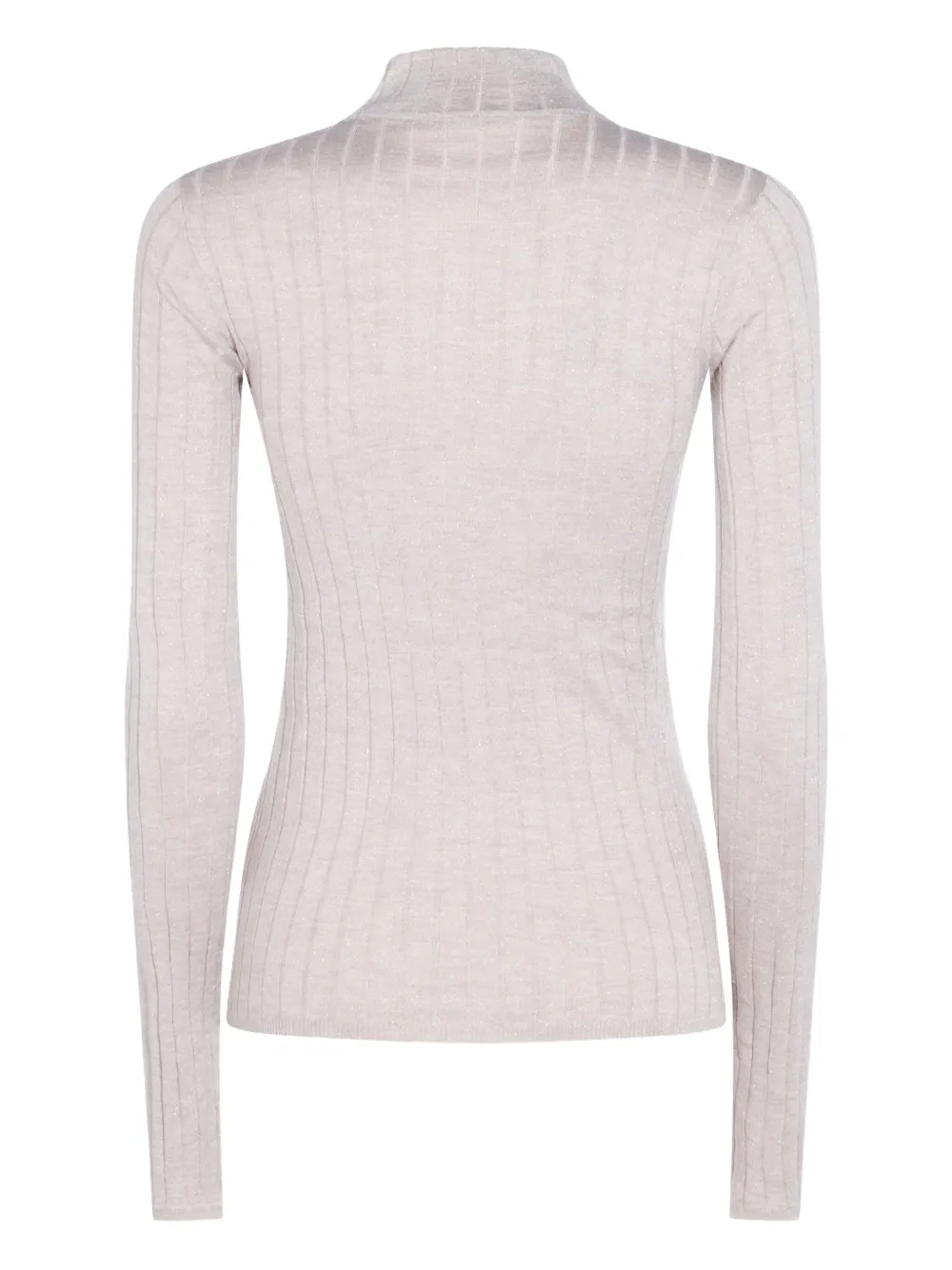 Brunello Cucinelli Geribbeld T-shirt Beige