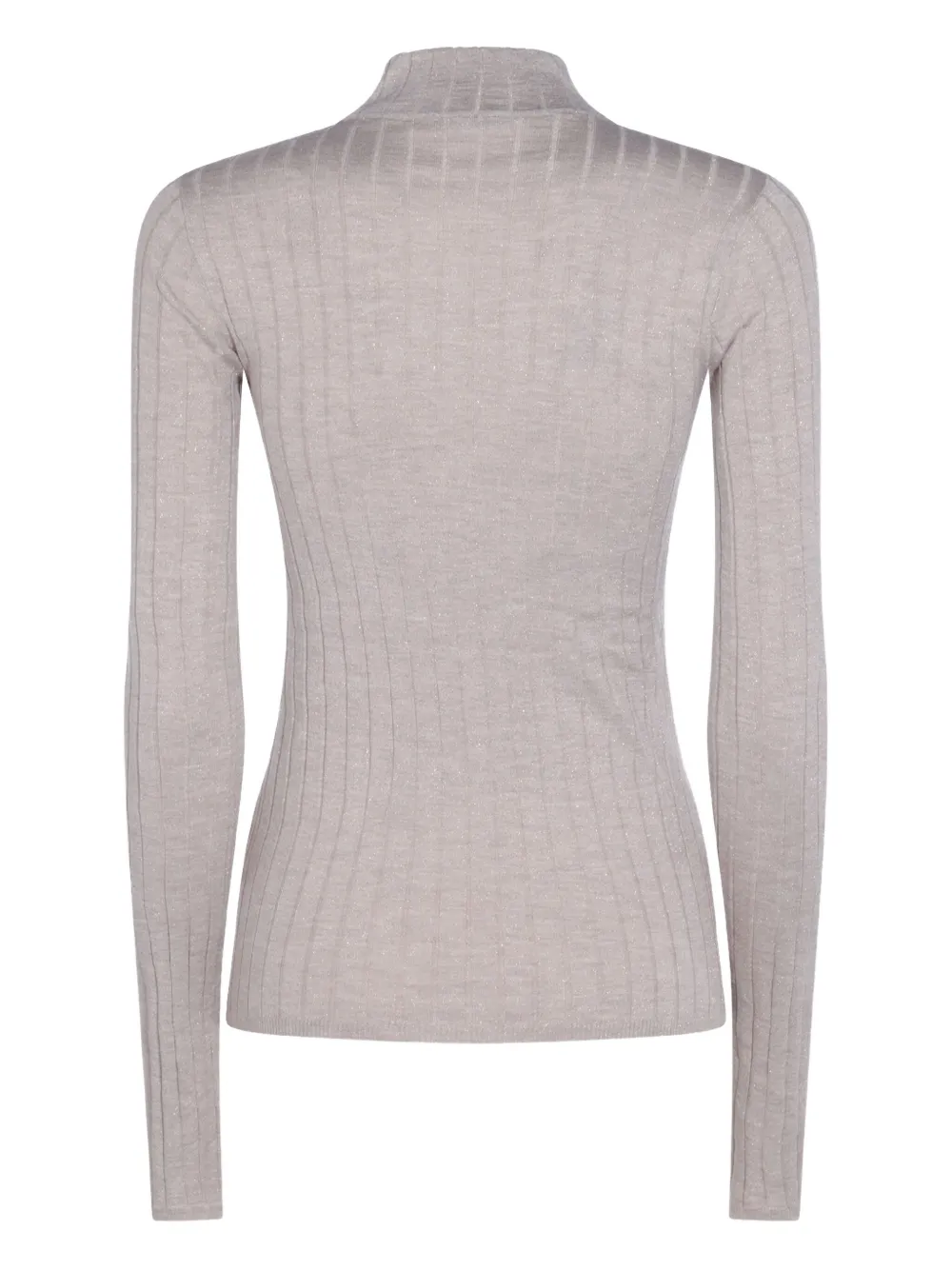 Brunello Cucinelli Geribbeld T-shirt Beige