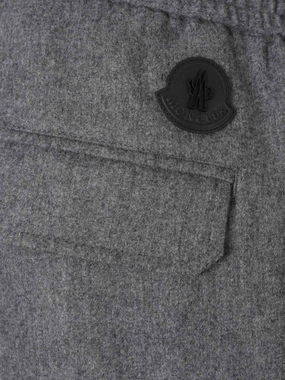 Moncler Broek met trekkoordtaille Grijs