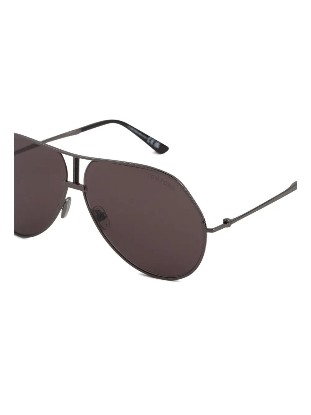 TOM FORD Eyewear Rickie zonnebril met dubbele neusbrug Zwart