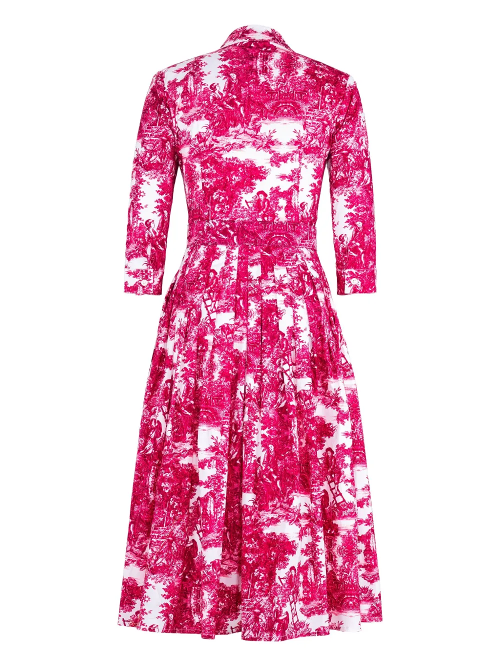 Samantha Sung Audrey midi-jurk met plooien Roze
