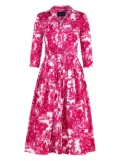 Samantha Sung Audrey pleated midi dress - Pink