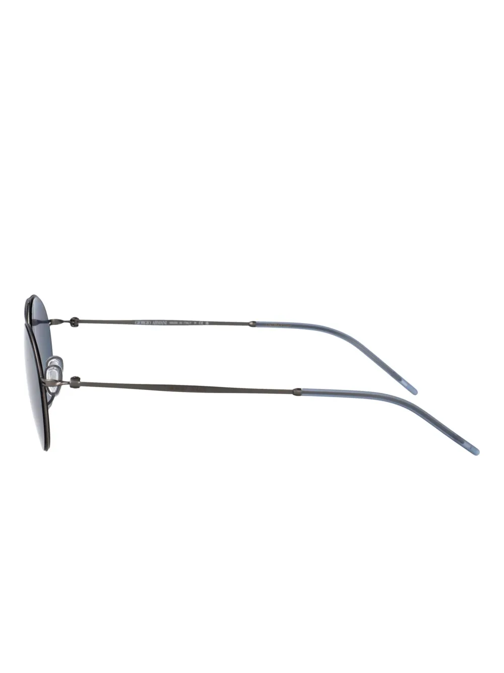 Giorgio Armani Zonnebril met piloten montuur Grijs