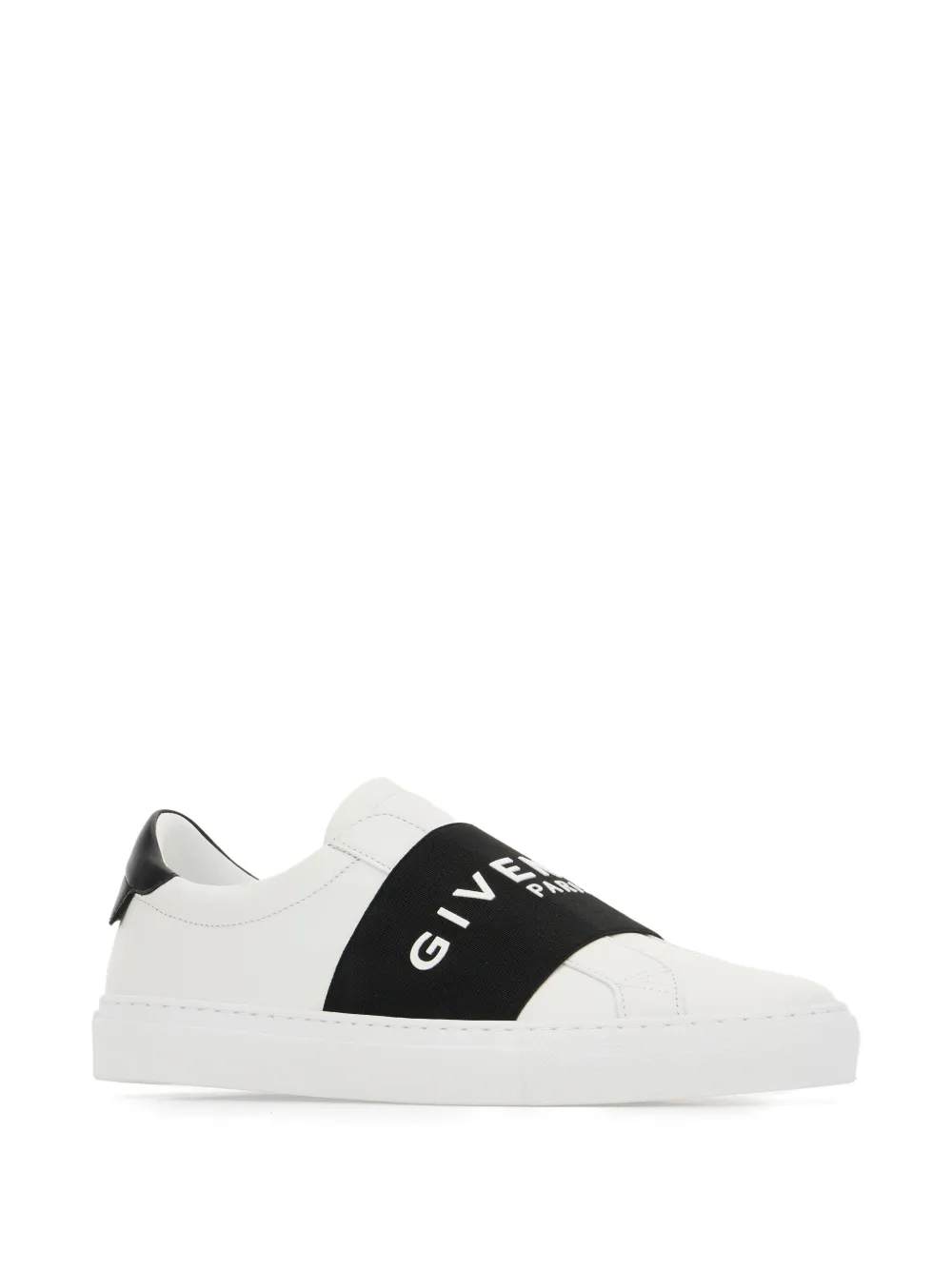 Givenchy strap-detail leather sneakers White