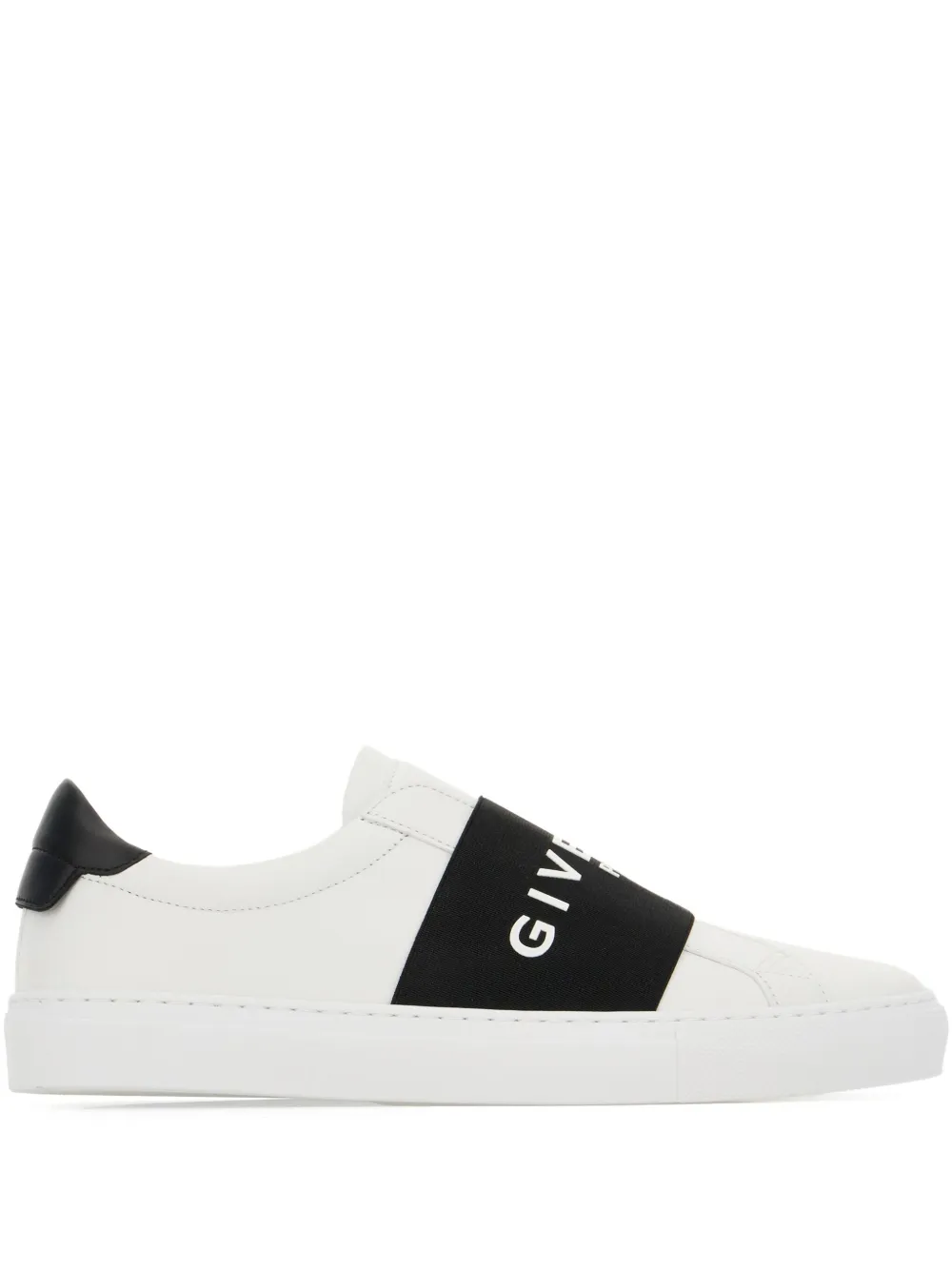 Givenchy strap-detail leather sneakers White