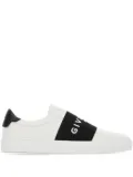 Givenchy strap-detail leather sneakers - White