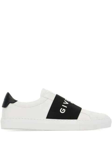 Givenchy strap-detail leather sneakers